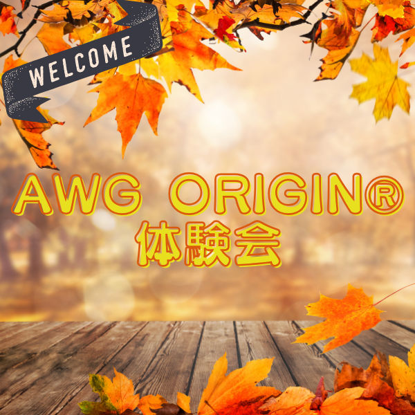 AWG ORIGIN®️体験会